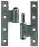 Yale 1019143 - 3 bisagras pesadas chapadas en esquina derecha 110x70mm | 2 piezas