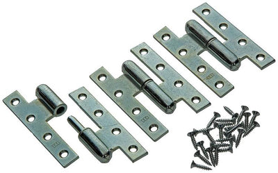 Yale 1019143 - 3 zware paumell.verz.rechte hoek rechts 110x70mm | 5 stuks