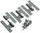 Yale 1019149 - 3 bisagras pesadas con bisagras, esquina derecha izquierda 110x80mm | 2 piezas