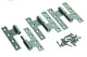 Yale 1019150 - 3 bisagras pesadas con bisagras, esquina derecha, derecha 110x80mm | 2 piezas