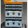 Yale 1019151 - 3 briquetas de hierro 1 hoja plegada 2 1 2 pulgadas | 2 piezas