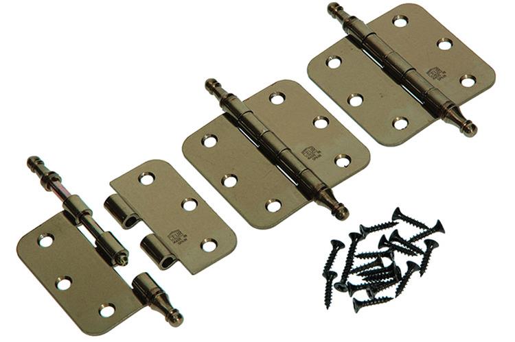 Yale 1019153 - Se quitaron las bisagras de las perillas de 3 jarrones. esquina biselada 76x76mm | 2 piezas