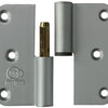 Yale 1019154 - 3 bisagras aluminio acabado natural. esquina izquierda 80x80mm | 2 piezas