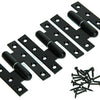 Yale 1019156 - 3 bisagras pesadas enlucidas en negro, izquierda 110x70mm | 2 piezas