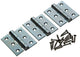 Yale 1019158 - 3 briquetas de hierro 1 hoja plisada 2 3 4 pulgadas | 2 piezas