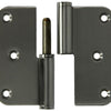 Yale 1019161 - 3 bisagras de acero inoxidable, esquinas biseladas izquierda 80x80mm | 5 piezas