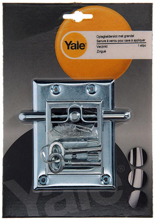 Yale 1019173 - 1 perno de bloqueo de perno superpuesto = 123 mm | 3 piezas