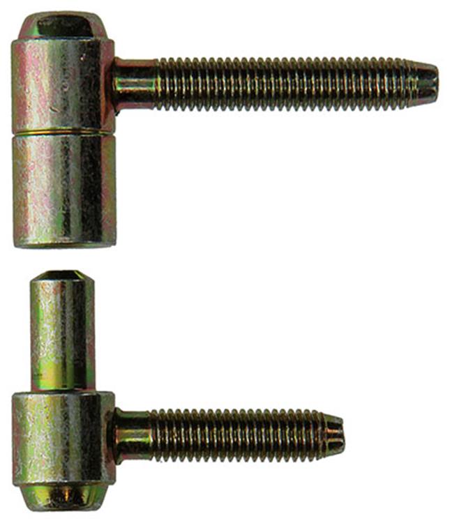 Mack 1019175 - 2 cerniere per porta bicromate 16x56mm | 5 pezzi