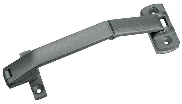 Yale 1019180 - soporte de apertura airbaie ventana corredera gris mate | 2 piezas