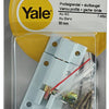 Yale 1019184 - pestillo de perfil con soporte de bloqueo, blanco 50 mm | 5 piezas