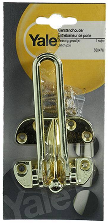 Yale 1019186 - 1 soporte para huecos latón pulido | 5 piezas