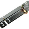 Yale 1019190 - pestillo de perfil con soporte de bloqueo, aluminio f1 80mm | 5 piezas