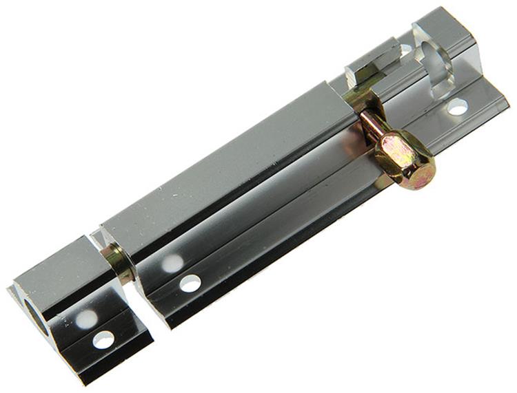 Yale 1019190 - pestillo de perfil con soporte de bloqueo, aluminio f1 80mm | 5 piezas