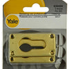 Yale 1019196 - 2 revestimientos de latón. cilindro de perfil. pa250 | 3 piezas