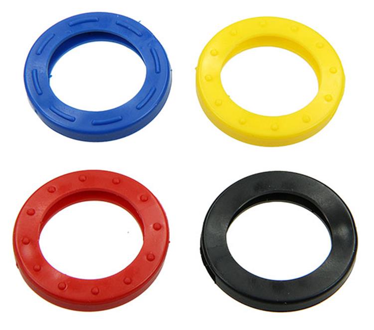 Yale 1019210 - 4 llaveros llaves plast.vr vkt | 10 piezas