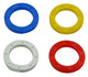 Yale 1019215 - 4 llaveros plástico div. colores | 10 piezas