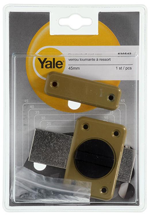 Yale 1019218 - 1 cursor giratorio + muelle pintado 45mm | 1 pieza