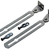 Yale 1019221 - 1 par de correderas para ventanas pivotantes galvanizadas 180 mm h0480 | 3 piezas