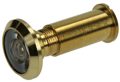 Yale 1019226 - deurspion 200° messing gepolijst ø14mm | 2 stuks