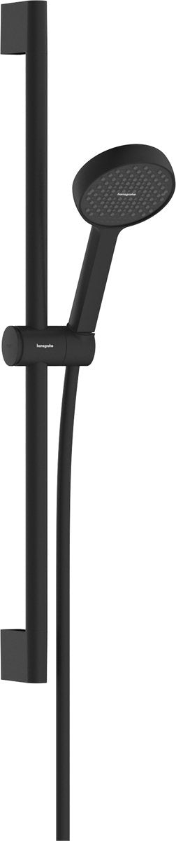 Hansgrohe activatera s - set doccia - ecosmart water saving - 95mm - 1 funzione getto - 60 cm - nero opaco