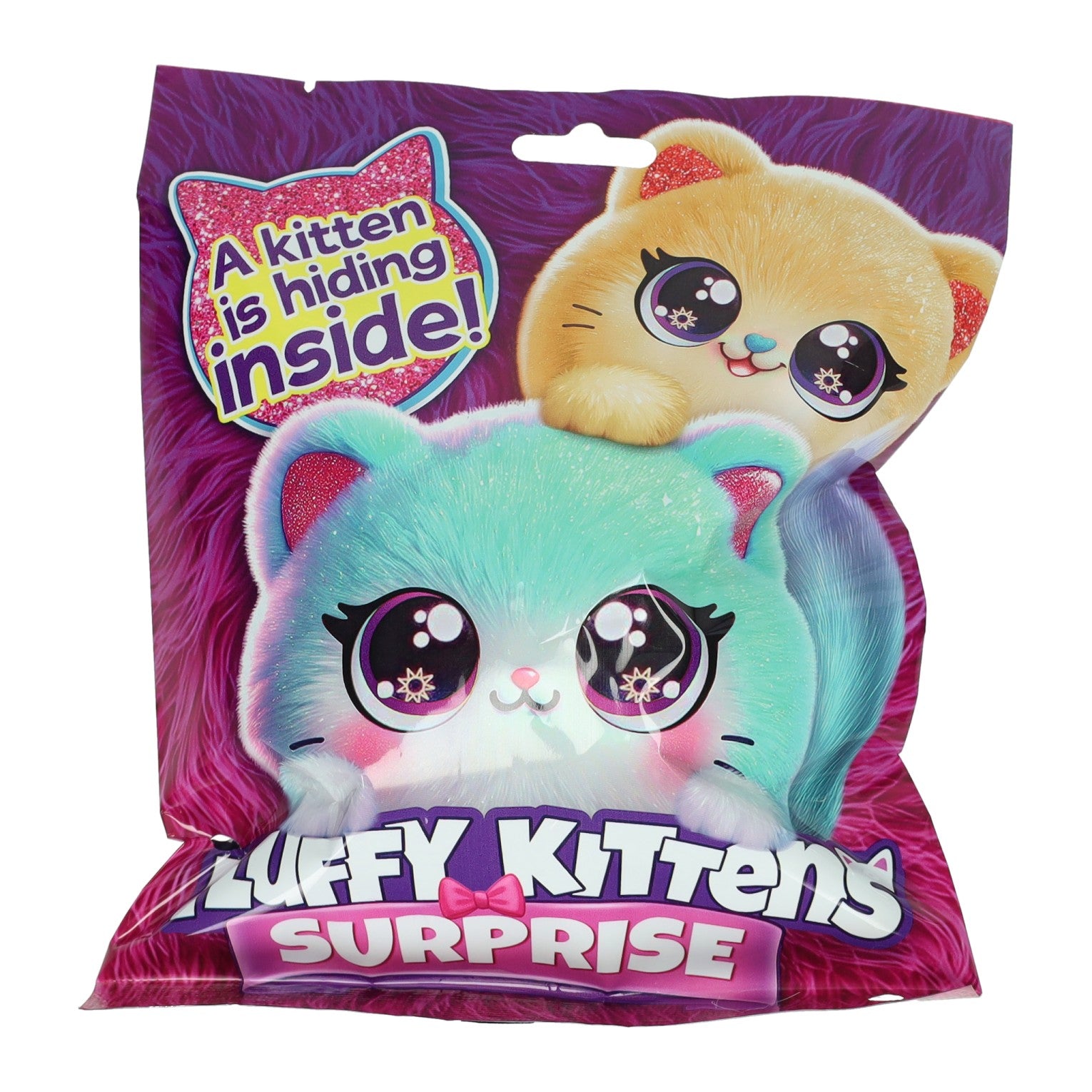 Johntoy gatito esponjoso con cola larga