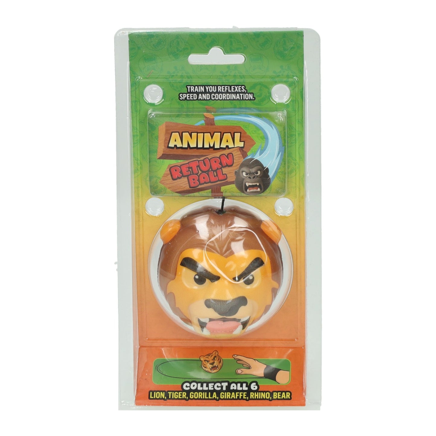 Johntoy gioco lancia e prendi arrabbiato animale 4 assortiti