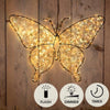 Collezione Anna's farfalla illuminata 43cm 600LED IP44 con funzione flash timer dimmer