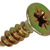 Mack 1017251 - tornillo para aglomerado con cabeza chapado en amarillo 20 piezas 5,0 x 20 mm | 10 piezas