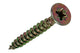 Mack 1017254 - tornillo para aglomerado con cabeza chapada en amarillo 13 piezas 5,0 x 35 mm | 10 piezas