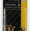 Mack 1017256 - tornillo para aglomerado con cabeza chapada en amarillo 11 piezas 5,0 x 45 mm | 10 piezas