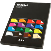 Https: www.cchobby.nl color-bar-papier-a4-vel-210x297-mm-100-gr-diverse-kleuren-16x10-vel-1-doos - afbeelding 2