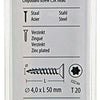 Mack 1017299 - españaplschr.vzkop-selfb. chapado en amarillo 15 piezas 4,0 x 50 mm | 10 piezas