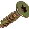 Mack 1017301 - spainplschr.vzkop-automontaje chapado en amarillo 24 piezas 4,5 x 20 mm | 10 piezas
