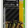 Mack 1017307 - spaanplschr.vzkop-automontaje chapado en amarillo 12 piezas 4,5 x 50 mm | 10 piezas