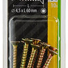 Mack 1017308 - spainplschr.vzkop-automontaje amarillo sat.10 piezas 4,5 x 60 mm | 10 piezas