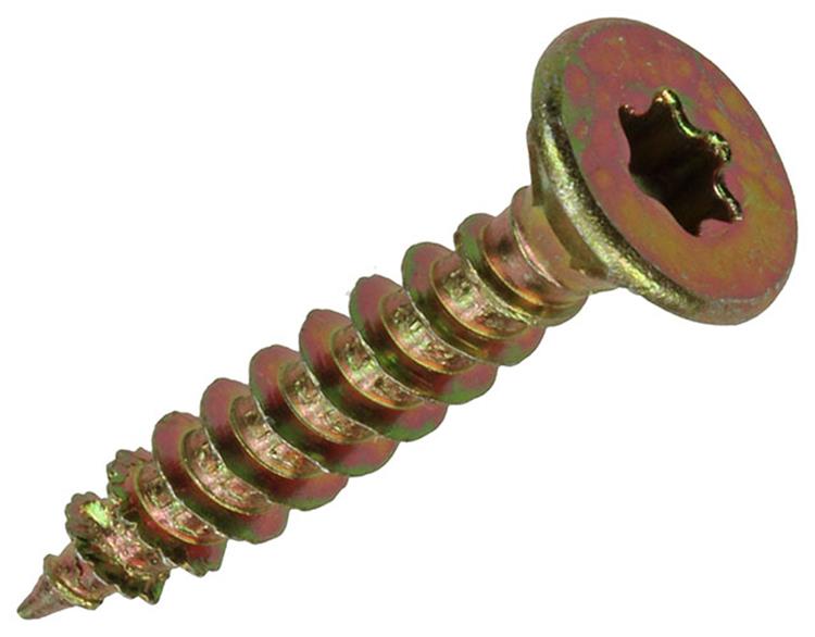 Mack 1017311 - españaplschr.vzkop-selfb. chapado en amarillo 15 piezas 5,0 x 30 mm | 10 piezas