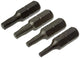 Mack 1017329 - punta torx acero sin tratar 4 piezas t10-15 20-25 | 10 piezas