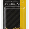 Mack 1019654 - tornillo para madera cabeza avellanada latón 7 piezas 4,0 x 30 mm | 10 piezas