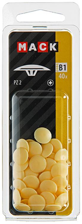 Mack 1017395 - tapa para escritura pz art. beige 40 uds pz 2 | 10 piezas