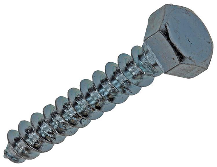 Mack 1017398 - perno roscado para madera acero galvanizado 15 piezas 5 x 30 mm | 10 piezas