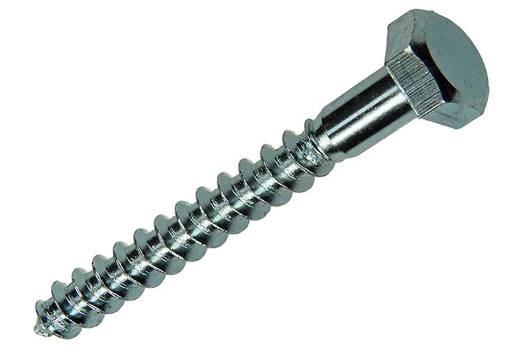 Mack 1017410 - perno roscado para madera acero galvanizado 8 piezas 7 x 60 mm | 5 piezas