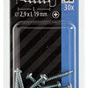 Mack 1017436 - tornillo autorroscante cabeza cilíndrica galv. 30 piezas 2,9 x 19 mm | 10 piezas