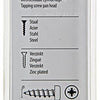 Mack 1017446 - tornillo autorroscante cabeza cilíndrica galv. 24 piezas 4,2 x 13 mm | 10 piezas