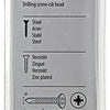 Mack 1017462 - tornillo autoperforante con cabeza galvanizada. 30 piezas 3,5 x 25 mm | 10 piezas