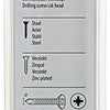 Mack 1017465 - tornillo autoperforante con cabeza galvanizada. 24 piezas 4,2 x 25 mm | 10 piezas