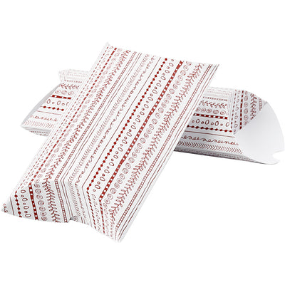 Confezione regalo Vivi Gade, scarabocchi, misura 18x15x6 cm, 300 g, rosso, 3 pezzi 1 scatola