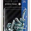 Mack 1017475 - tornillo hexagonal autoperforante. cabeza galvanizada. 24 piezas 4,8 x 16 mm | 10 piezas