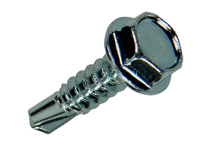 Mack 1017476 - tornillo hexagonal autoperforante. cabeza galvanizada. 22 piezas 4,8 x 19 mm | 10 piezas