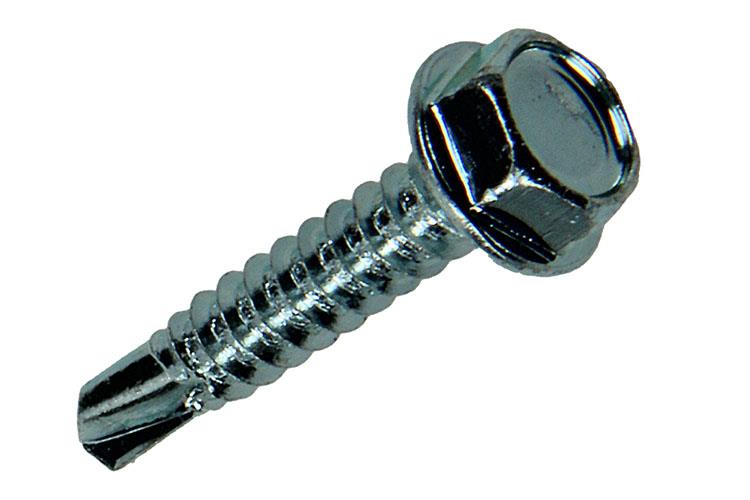 Mack 1017477 - tornillo hexagonal autoperforante. cabeza galvanizada. 20 piezas 4,8 x 25 mm | 10 piezas