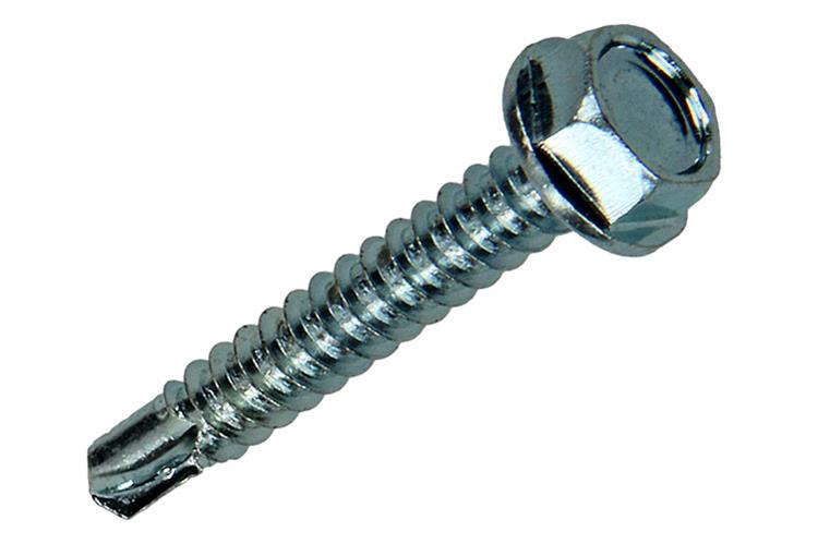 Mack 1017478 - tornillo hexagonal autoperforante. cabeza galvanizada. 18 piezas de 4,8 x 32 mm | 5 piezas